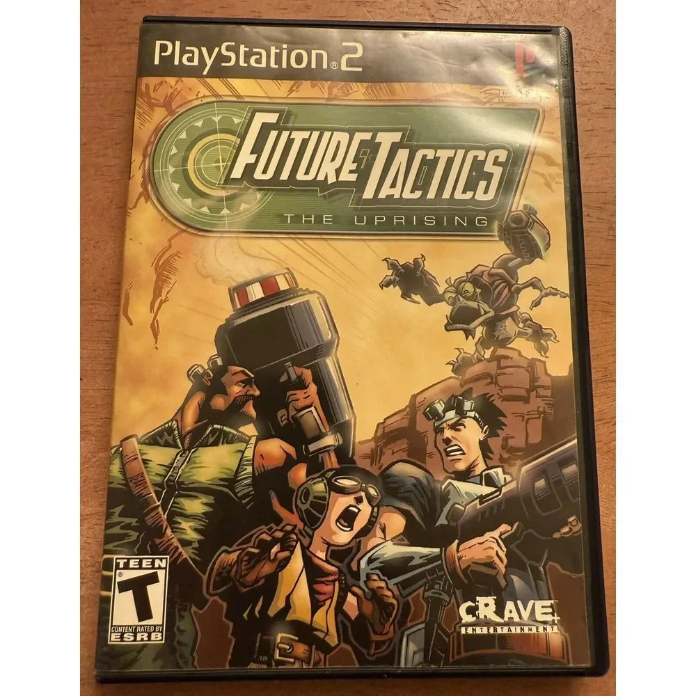 Future Tactics: The Uprising(Sony PlayStation 2, 2004) Complete W/ Manual-Tested
